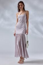 Aloyse Contrast Gathered Maxi Skirt Set - Image 3