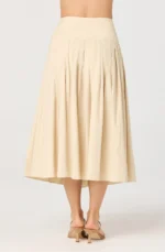 Aubrianna Pleated Midi Skirt - Image 2