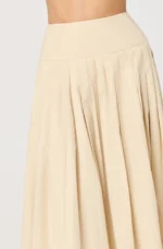 Aubrianna Pleated Midi Skirt - Image 3
