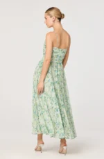 Bayley Pleated Floral Maxi Dress - Image 2
