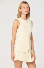 Christen Contrast Vest Mini Dress - Image 3