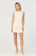Christen Contrast Vest Mini Dress