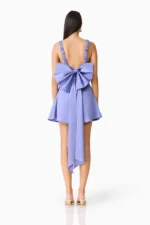 Jacinta Shift Mini Dress in Blue - Image 2