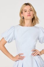 Kattie Puff Sleeve Bubble Mini Dress - Image 4