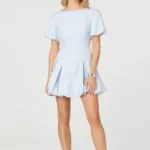 Kattie Puff Sleeve Bubble Mini Dress