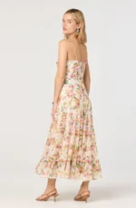Lianna Floral Bustier Maxi Dress - Image 2