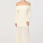 Lidia Mixed Media Maxi Dress