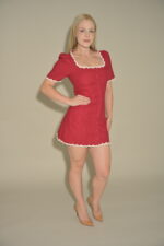 Sofia Lace Hem Mini Dress