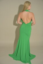 halter slit front maxi dress - Image 4