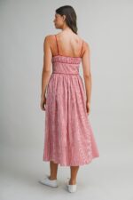 Gabriella Checkered Strap Midi Dress - Image 3