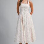 Mya Halter Back Maxi Dress