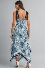 Victoria High and Low Hem Midi Dress - Image 3