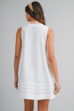 Casey Embroidery Detail Mini Dress - Image 2