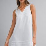 Casey Embroidery Detail Mini Dress