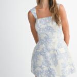 Daisy Fit and Flare Strap Mini Dress