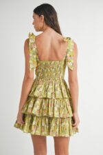 Ana Ruffle Bottom Mini Dress - Image 3