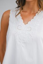 Casey Embroidery Detail Mini Dress - Image 3