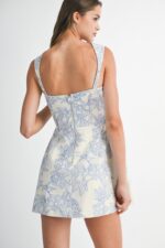 Daisy Fit and Flare Strap Mini Dress - Image 3