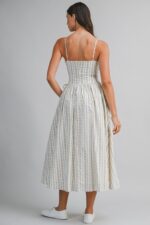 Scarlett Lace Side Midi Dress - Image 3