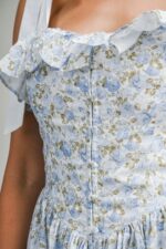 Selena Ruffle Detail Maxi Dress - Image 3