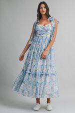 Gabby Tie Strap Maxi Dress