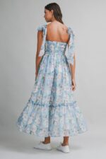 Gabby Tie Strap Maxi Dress - Image 3