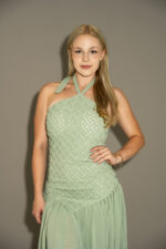 mint green tassel maxi - Image 3