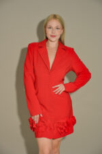 power pose mini dress