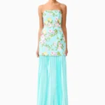 Emmeline Sequin Gown in Mint Green