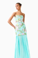 Emmeline Sequin Gown in Mint Green - Image 2