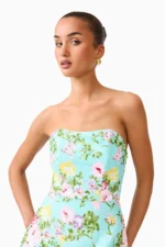 Emmeline Sequin Gown in Mint Green - Image 5