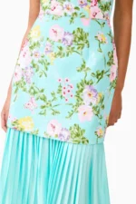 Emmeline Sequin Gown in Mint Green - Image 6