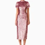 Alissa Sequin Midi Dress