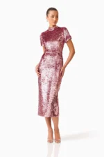 Alissa Sequin Midi Dress - Image 2