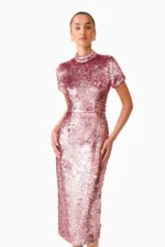 Alissa Sequin Midi Dress - Image 5