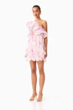 Millie One Shoulder Mini Dress - Image 5