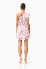 Millie One Shoulder Mini Dress - Image 4