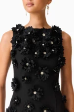 Dali Floral Applique Gown - Image 3