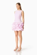 Saphine Ruffle Mini Dress - Image 4