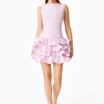 Saphine Ruffle Mini Dress