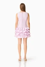 Saphine Ruffle Mini Dress - Image 5