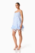 Rina Embellished Shift Mini Dress - Image 5