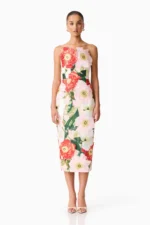 Solara Strapless Midi Dress