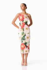 Solara Strapless Midi Dress - Image 4