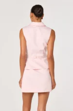Jamia Peplum Button-Front Mini Dress - Image 3