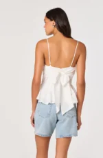 Kassidy Floral Appliqué Peplum Top - Image 3