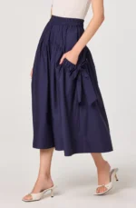 Lylah Bow Midi Skirt - Image 4