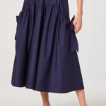 Lylah Bow Midi Skirt