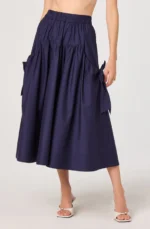 Lylah Bow Midi Skirt