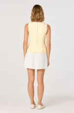 Sheridan Tweed Vest Mixed Media Mini Dress - Image 2